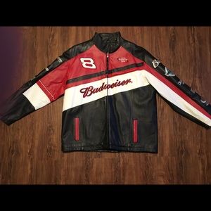 Leather NASCAR jacket, #8 Dale Earnhardt Jr.